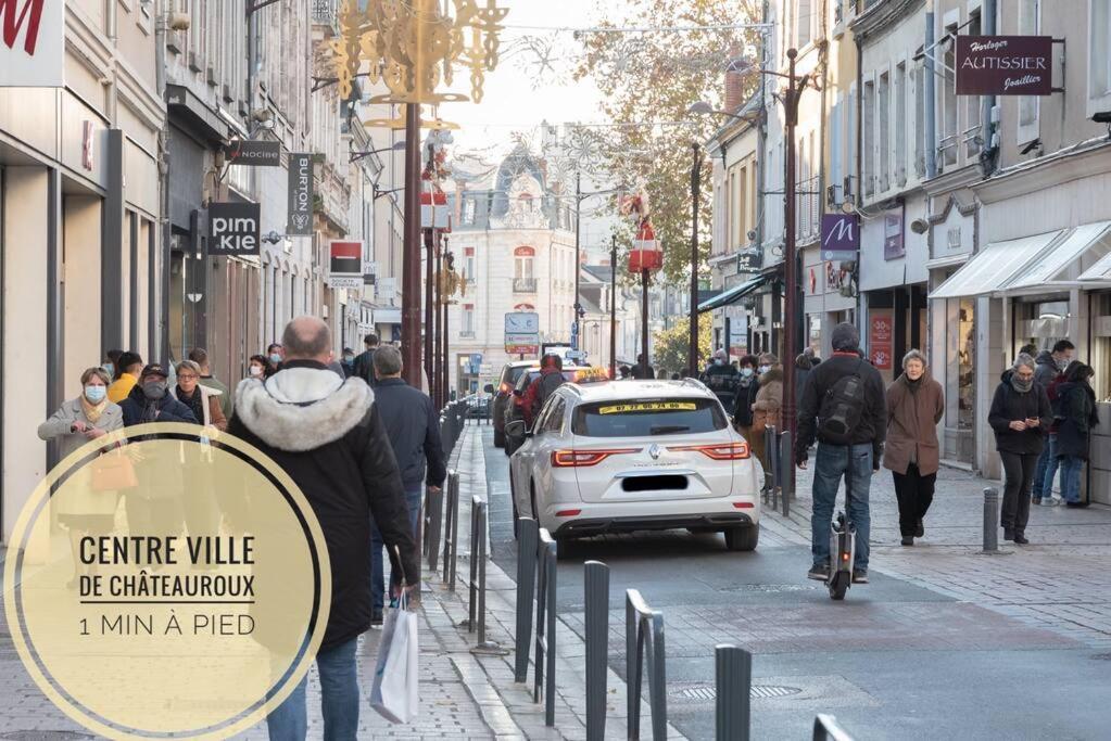 Le Petit Martial - Coeur De Ville,Refait A Neuf,Tout Equipe, Parking Chateauroux Ngoại thất bức ảnh